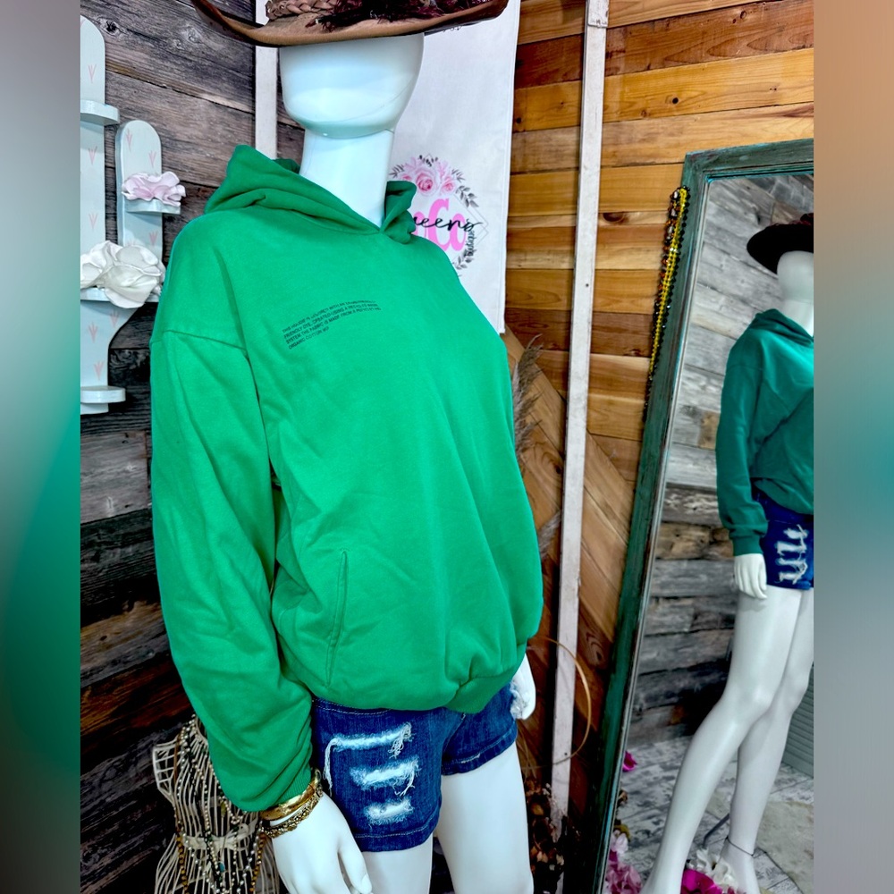 PANGAIA 365 Hoodie in Green UNISEX | Size Medium Limited Edition